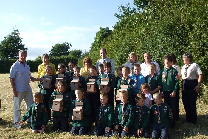 Cubs have completed bird boxes